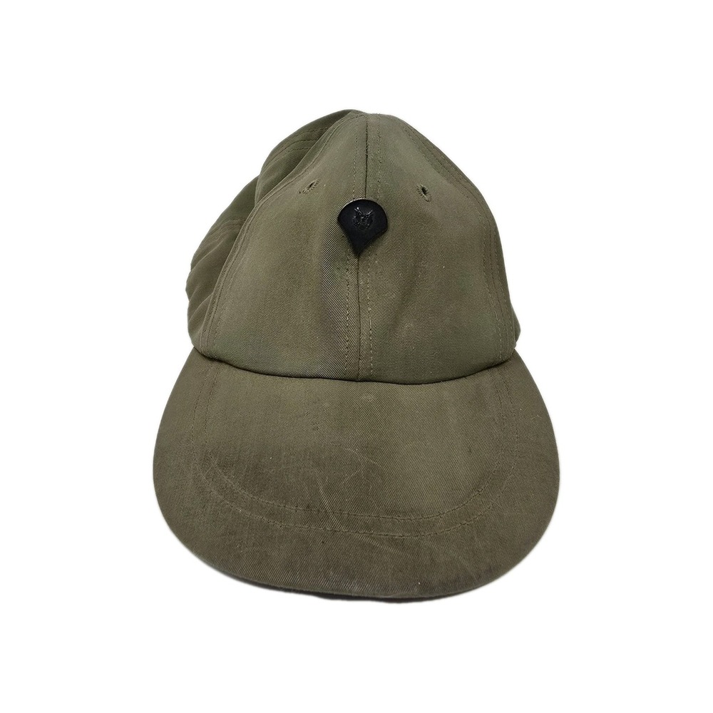 US Military Cap Hot Weather OG-106 Green Size 7 1/8 Propper Vintage Hat Pin Rank